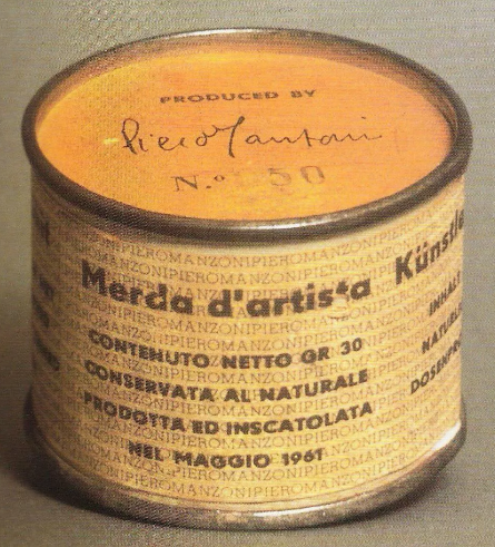Manzoni, Mierda de artista, 1961
